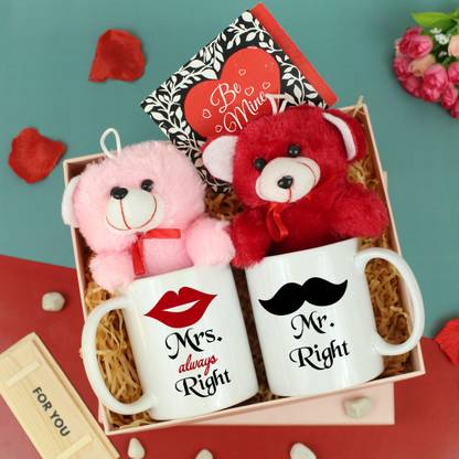 TIED RIBBONS Showpiece, Mug, Greeting Card Gift Set