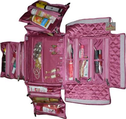Ayushman Enterprise Large Multipurpose Cosmetic,Jewellery,Other Accessories Kit Box Special Vanity Box
