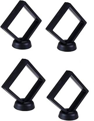 Shihen 3D Floating Frame Display Holder with Stands PE Film Jewellery Box All Jewellery Vanity Box
