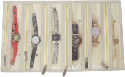 JoyeCrafts Wrist Watch / Chain / Bracelet Foldable pouch vanity Bag Cover Storage Case Multi purpose Vanity Box