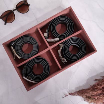 la trove Velvet BIG BELT Organizer Tray for Drawer (30 x 20 x5cm) BELT, BIG BELTS, NECKLACE Vanity Box