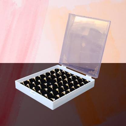 Triock Jewellery 48 Ring Storage Box For Display Table-Top Display, Jewellery Vanity Box