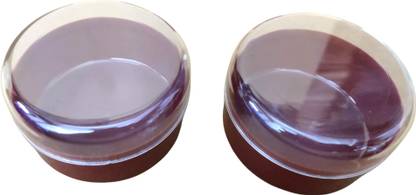 Triock Jewellery Small Imitation Empty Transparent Round Shape (12 Pcs Box) Gift, Ring Vanity Box