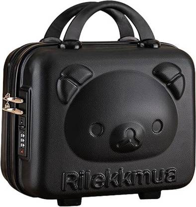 Honch Mini Hard Shell Travel Luggage Makeup Vanity Case with Lock Password Zipper Bag NA Vanity Box