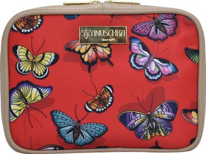 Anuschka Fabric with Leather Trim Travel Jewelry Organizer - 13003 Jewellery Vanity Box