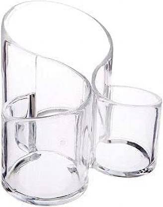 RUPAVATIYA Acrylic Cosmetic Oetic Holder Stand Acrylic Makeurganizer Makeup Brush Holder Cosmetic, make up, Jewellery Vanity Box