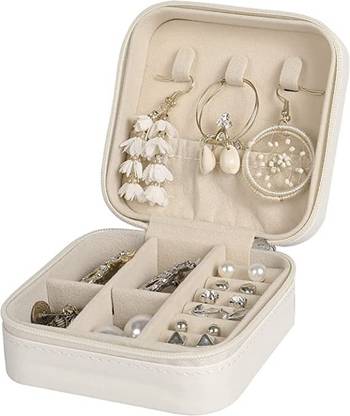 SEHLL PU Leather Jewelry Storage Box Multi-function Wardrobe Jewelry Organizer jewelry store box, travel box, rings , chains etc, waterproof box Vanity Box