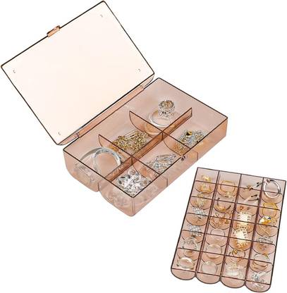 Tanlesa 2 layer acrylic jewellery organizer pack of 1 mutlipurpose Vanity Box