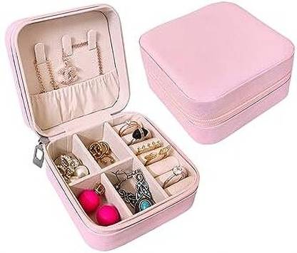 BEYKURY mini jewelry vanity box multi-function Wardrobe Jewelry Organizer Case for Earrings Chain Rings Vanity Box