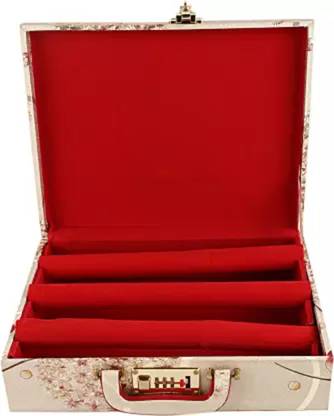 CGC Premium Quality Bangle Box With 3 Rods And Number Lock system To Carry Bangles. Storage Box, bangle box, jewellery box Vanity Box