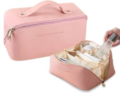 MINARA Cosmetic Bag for Makeup Organiser, Jewellery, Travel, Grooming Vanity Box Makeup and Jewellery Vanity Box