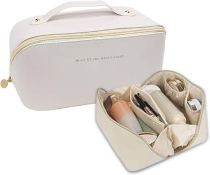 MINARA Cosmetic Bag for Travel, Women Makeup Organiser, Jewellery, Grooming Vanity Box Makeup and Jewellery Vanity Box
