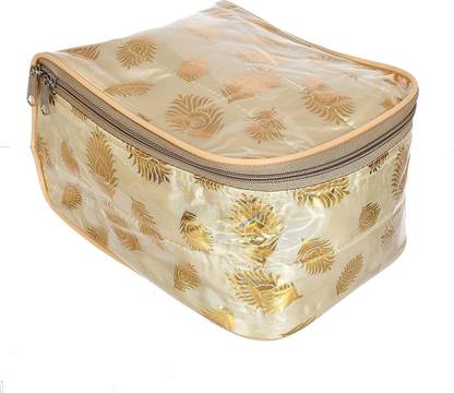 Homkom Jewellery Box, Makeup, Earrings,Cosmetics Box With 10 Pouches-Set Of 1 Makeup and cosmetics, watches, bracelets, earrings and matching jewelleries. Vanity Box