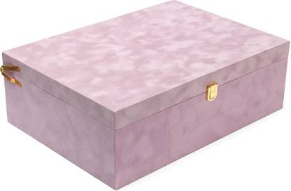 NICE PACKAGING Purple Suede (14x10x4.5inch) Gift Box, Multipurpose gift box Vanity Box