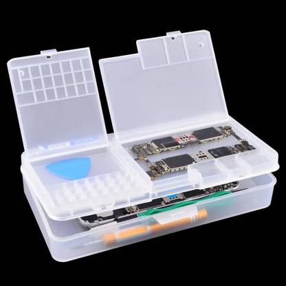 MAHALAXMIE SS-001A Multi-function Mobile IC Parts Repair Plastic Storage Box MOBILE REPAIR PARTS Vanity Box
