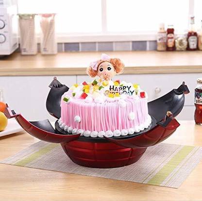 HUEX Round Cake Box Bomb Shaped Cake Gift Box Decorative Box, Bomb Patterned Surprise Gift Box, Cake Box, Decorative Box Multiuse Vanity Box
