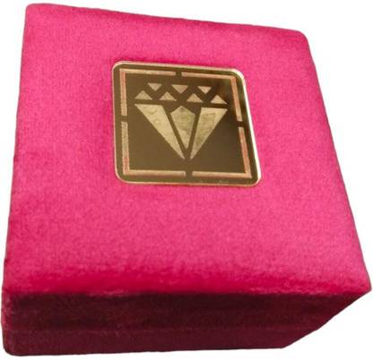 M jewelpack Fancy suede Ring box Ring storage, Flip closure, LED Light Vanity Box
