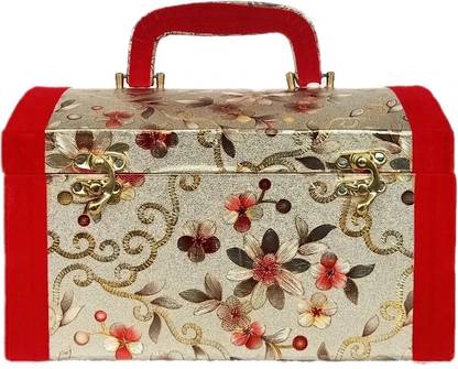 Palki Makeup Box Vanity Box Jewellery Box Cosmetic Storage, Bangle Storage, Wooden Travel Makeup Bride Box Vanity Box