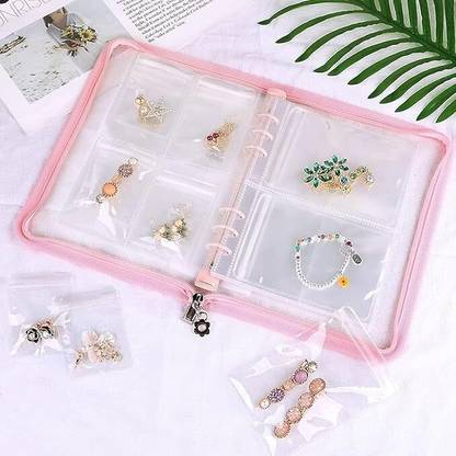 Rexmon Transparent Jewelry Storage Book, Anti Oxidation Jewelry Storage Multipurpose jewelry book Vanity Box