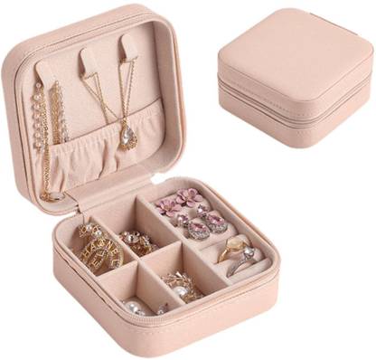 Clefairy Mini Jewelry Travel Case,Small Travel Jewelry Organizer Jewelry Box Vanity Box