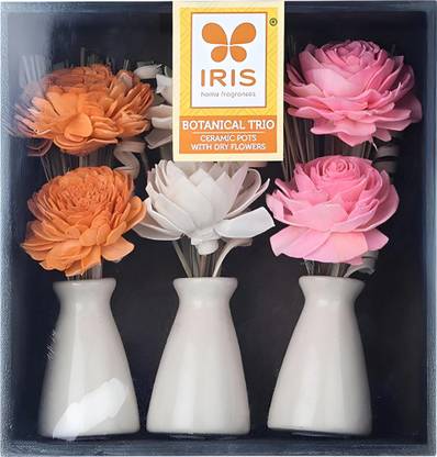 IRIS Botanical Trio Fragrant Pot Arrangement Vase Filler
