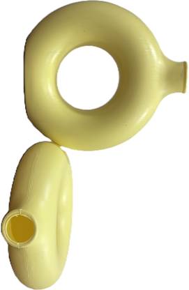SLEEK STYLE HOME 2 CIRCLE POT . PVC (YELLOW) Vase Filler