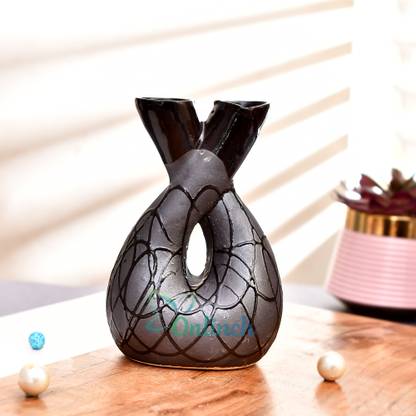 Onlinch Flower Vase Home Decoration Flower Pot Room Decor|Pack of 1 Ceramic Vase