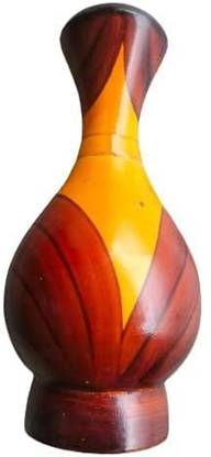 PRANCING UNICORN Surai Wooden Vase