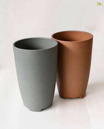 blooming floret Melamine Pots Planters Durable for Home,Office,Garden, Deco Plastic Vase