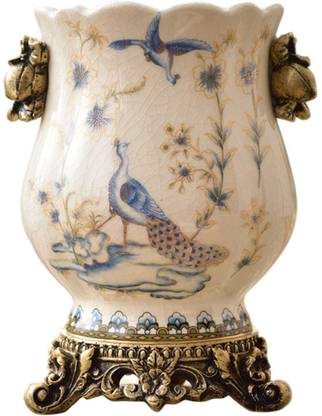 BNF Chinese Style Vase Wedding Gifts Flower Pot for Office Hallway Decoration Style Porcelain Vase
