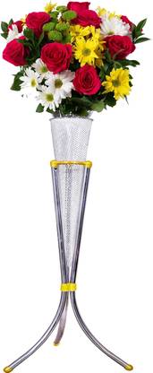 sky x Silver Vase