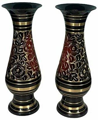 Appraise Home Impex Flower Vase For Homedecoration Brass Vase