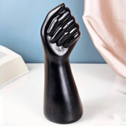 Satyam Kraft 1 Pcs Mini Human Hand Shape Resin Flower Vase for Home, Bedroom, Living Room Resin Vase