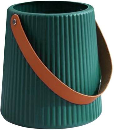 Satyam Kraft 1 Pc Modern Vase, Multiuse, Stylish Look, Light in Weight, Portable Vase Microfibre Vase