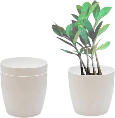 De Gardenia Flower Pots - 4.4 Inch Plastic Flower Pots Plastic Vase
