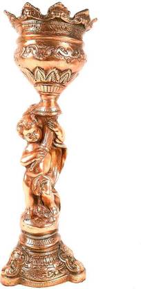 अपकामार्ट Handicraft Flower Pot – 19 Inch - for Home Decor and Gifts एल्युमीनियम वास