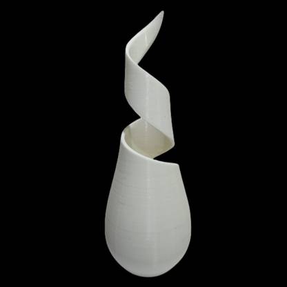 bushra art and innovation Helical URB Plastic Vase