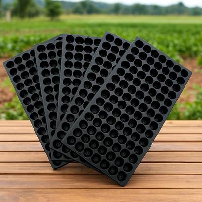 Grobest 98 Cavity Seedling Tray For Germination , Multiple Usable Plastic Vase