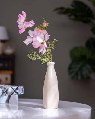 The Potter Bottle Shape Flower Vase Office Table Living Room Ceramic Vase