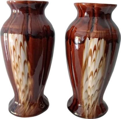 Monogram Ceramic Nero Pipe Flower Pot Ceramic Vase
