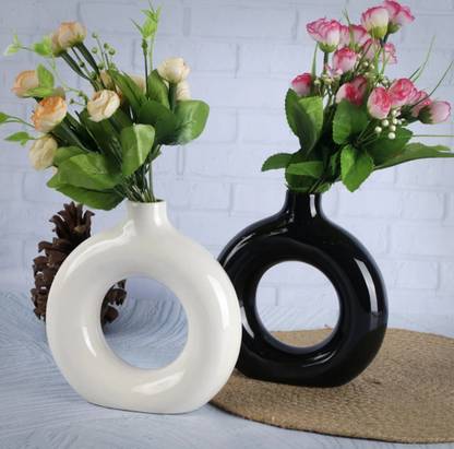 OriginalCeramics Oval Shaped Ceramic Vase