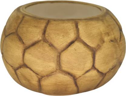dhanvi DHANVI CERAMIC FOOTBALL PLANTER Ceramic Vase
