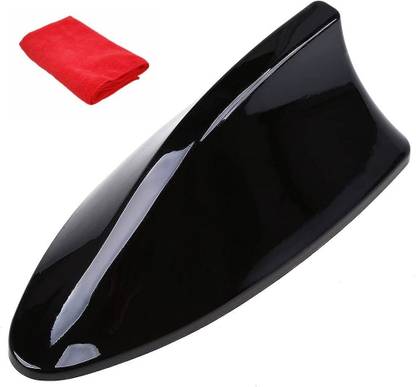 That's My Style Universal Car Shark Fin Antenna (6 Month Warranty) with Micro Fibre Cloth MP4, MP3 Car FM Modulator