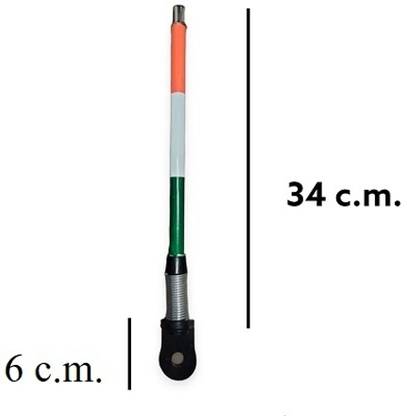 ACCESSOREEZ Antenna For all bikes (40 c.m.) Bike Led Antenna (40 c.m.) Whip Vehicle Antenna