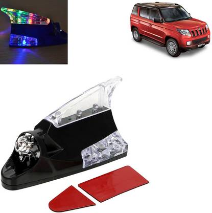 aksmit Wnd Powrd LED Lght Roof Antnn Shrk Fn Wrnng Flsh Lmp For TUV300_SN161 Wnd Powrd LED Lght Roof Antnn Shrk Fn Wrnng Flsh Lmp For TUV300_SN161 Whip Vehicle Antenna
