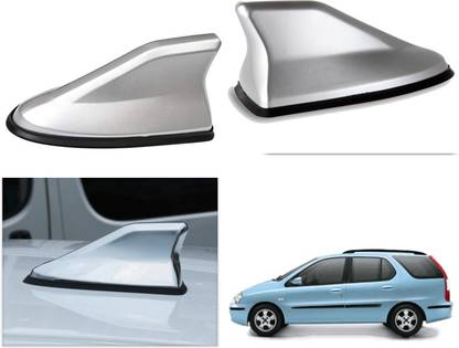 PEEPS STORE PS Silver SF Antenna Indigo Marina peepsstore pack of 1 multi colour of anteena for your car Satellite Vehicle Antenna