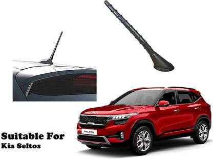 GS Grow n Shine Standard Quality Car Roof Decorative Show Antenna With Adhesive Tape (Sms_215) Flexible Aerial Rod with Adhesive Tape Antenna Suitable For - KIA SELTOS Whip Vehicle Antenna