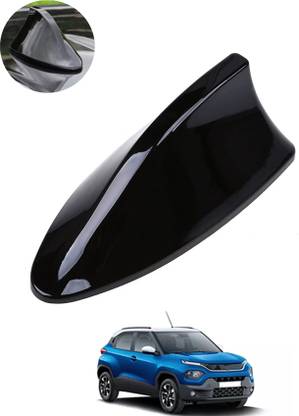MATIES Car Shark Fin Antenna Roof Aerial Base Am/Fm Signal Black For Car 210 Waterproof Car Shark Fin Roof Antenna Black For PunchTata2021 Satellite Vehicle Antenna