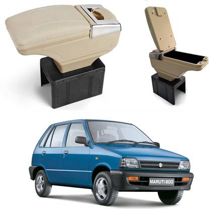 Oshotto PU Leather AR-01 Car Armrest Console Box For 800 Beige Car Armrest