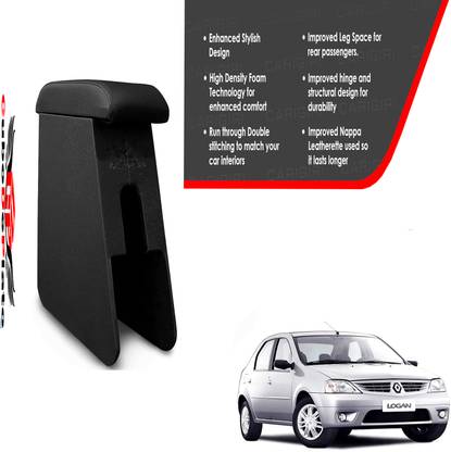 CuboDePlato CDP_ArmRest_blk_Logan Car Armrest